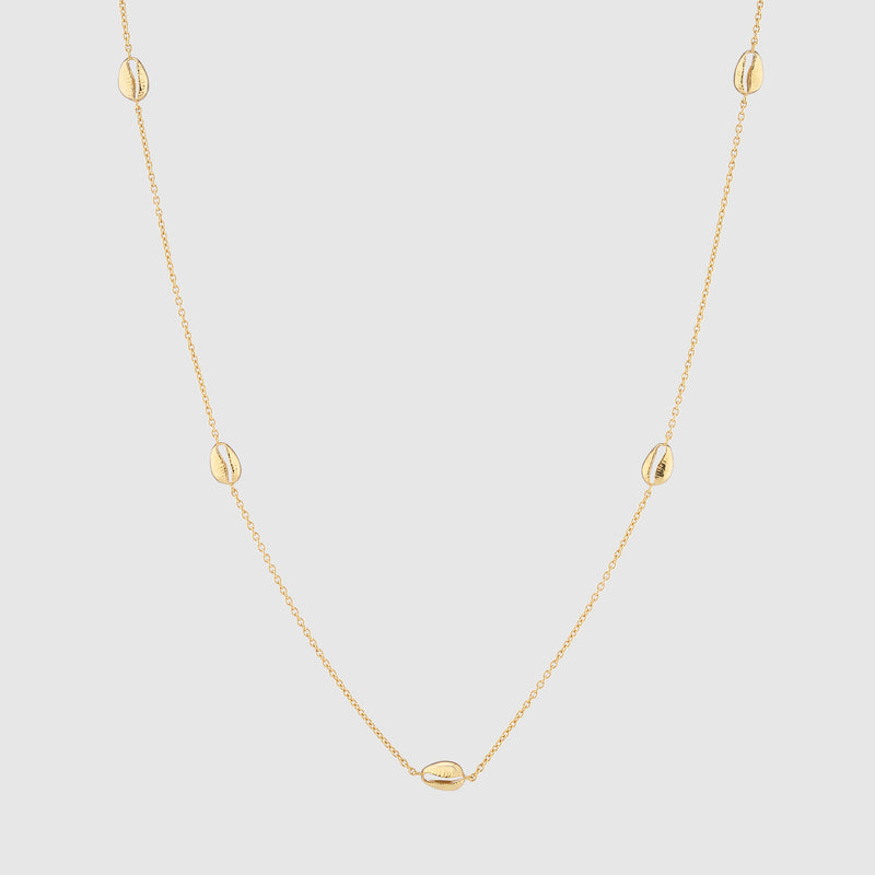 Moka Multi Shell Gold Vermeil Necklace