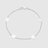 Westwick Sterling Silver Quartet Disc Bracelet