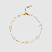 Antibes Moonstone & Gold Vermeil Bracelet