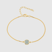 Aurora Aqua Chalcedony & Gold Vermeil Bracelet