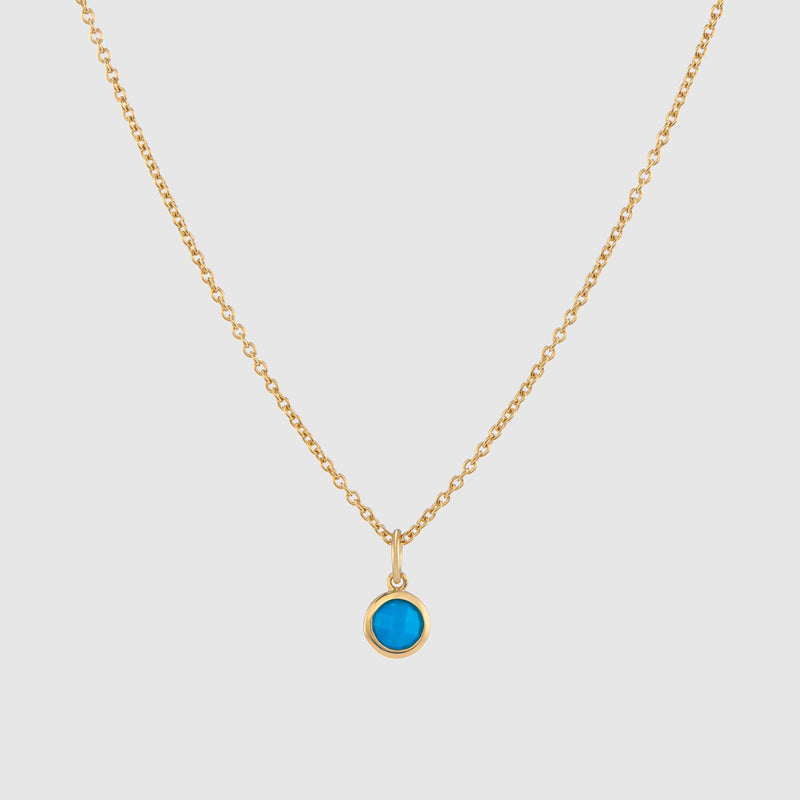 Bilbao Birthstone Gold Vermeil Necklace