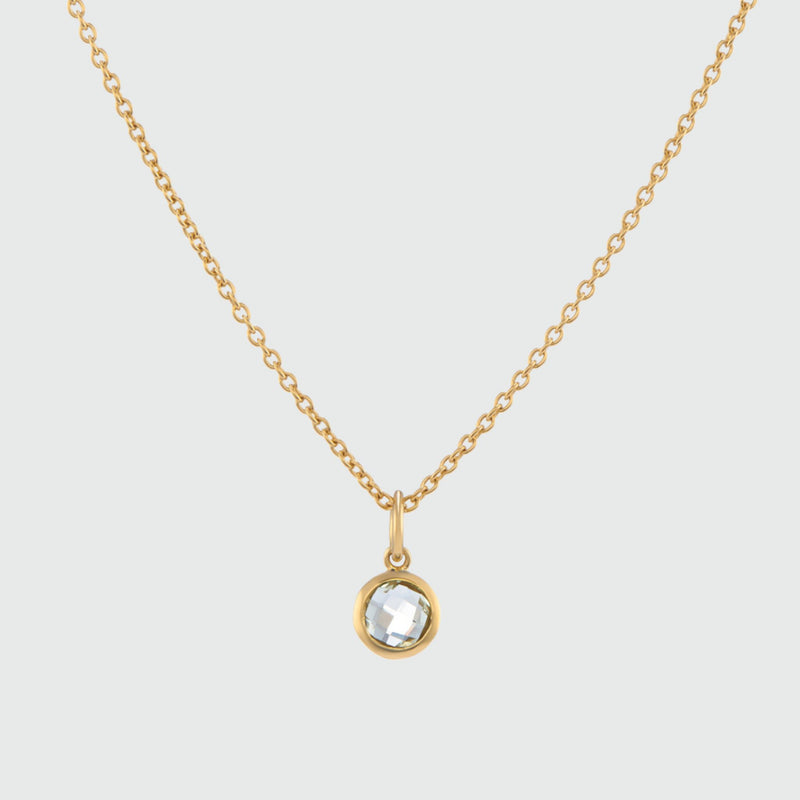 Bilbao Birthstone Gold Vermeil Necklace