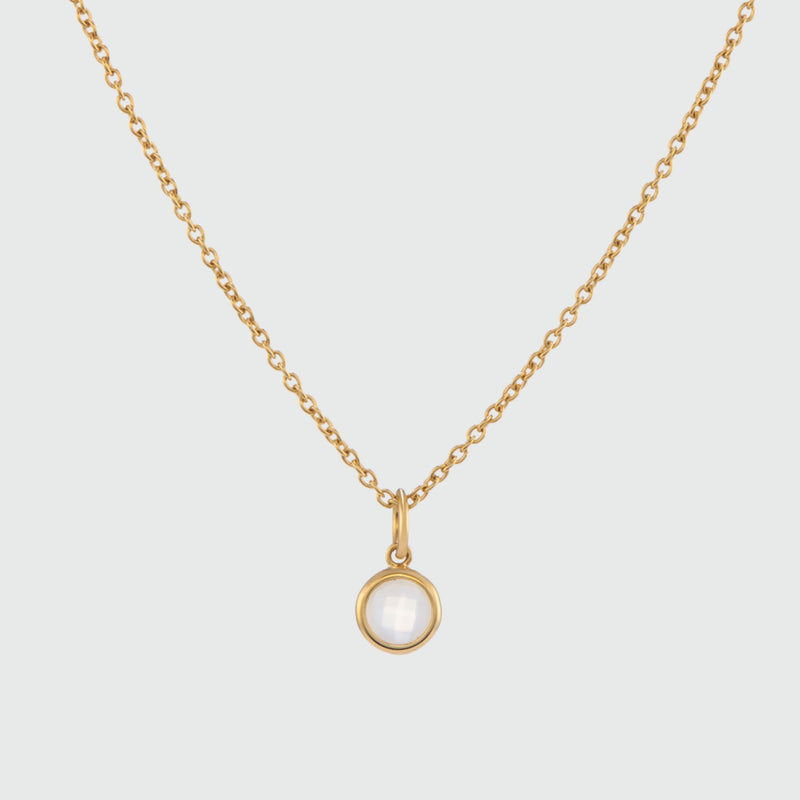 Bilbao Birthstone Gold Vermeil Necklace