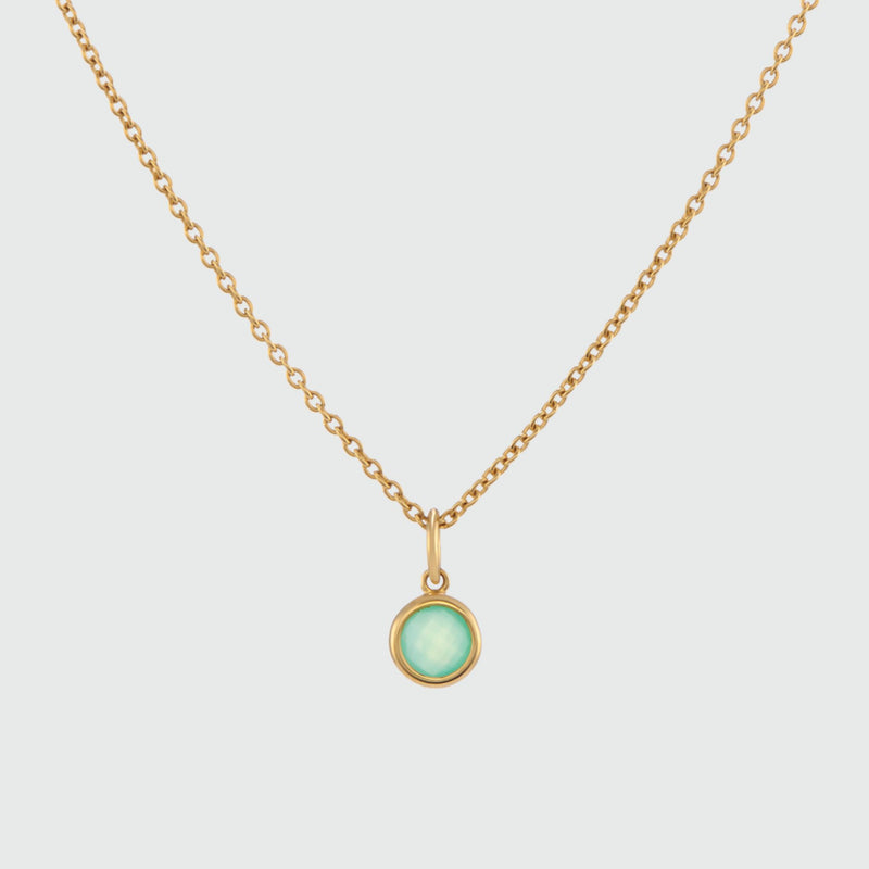 Bilbao Birthstone Gold Vermeil Necklace