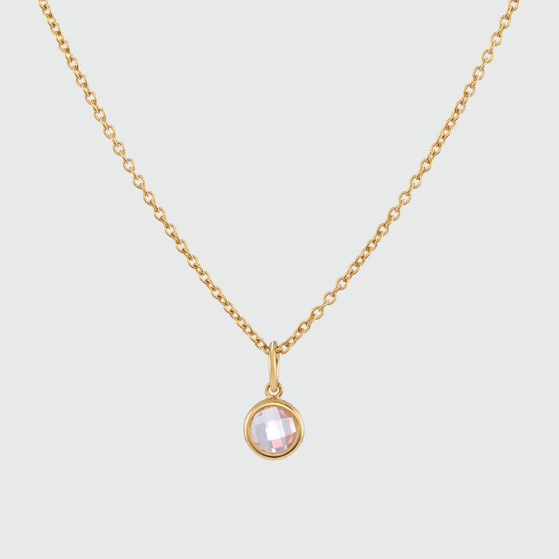 Bilbao Birthstone Gold Vermeil Necklace