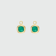 California Cushion Green Onyx Interchangeable Drops