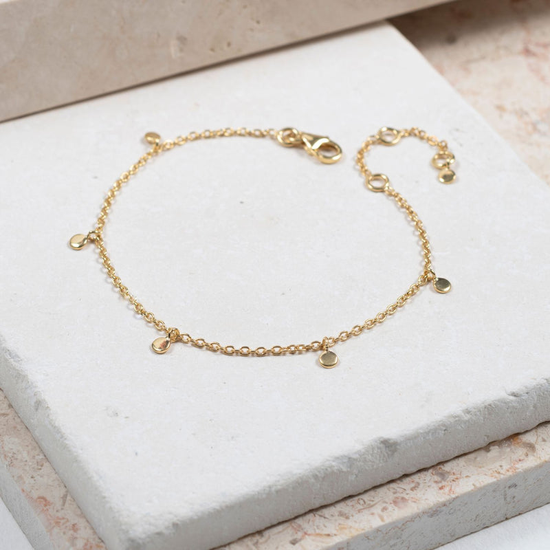 Frascati Gold Vermeil Multi Disc Bracelet