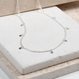 Frascati Sterling Silver Multi Disc Necklace