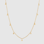 Frascati Yellow Gold Multi Disc Necklace