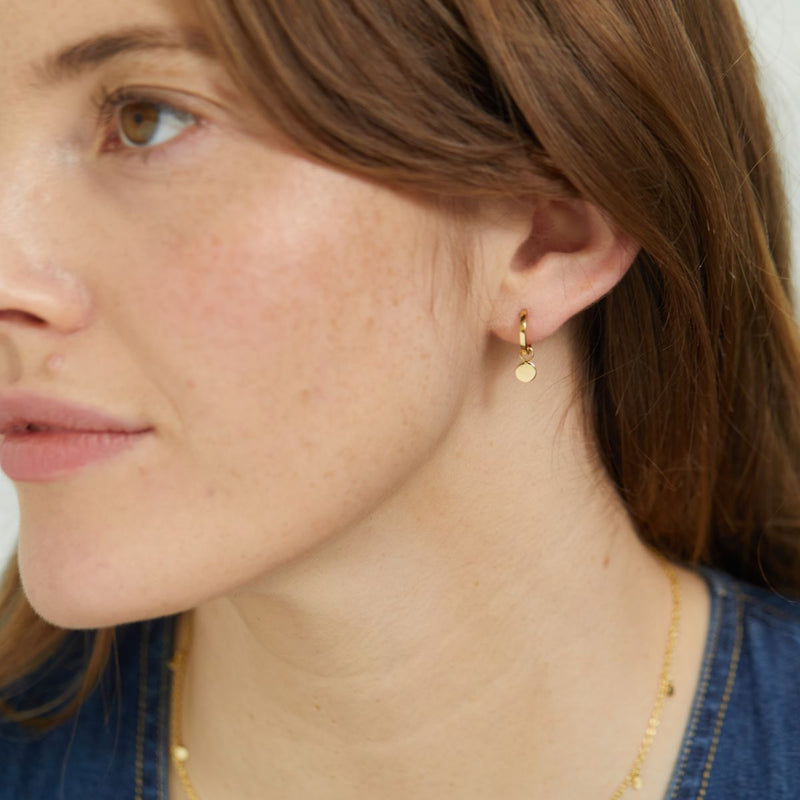 Earrings - Frascati Gold Vermeil Hoop Earrings