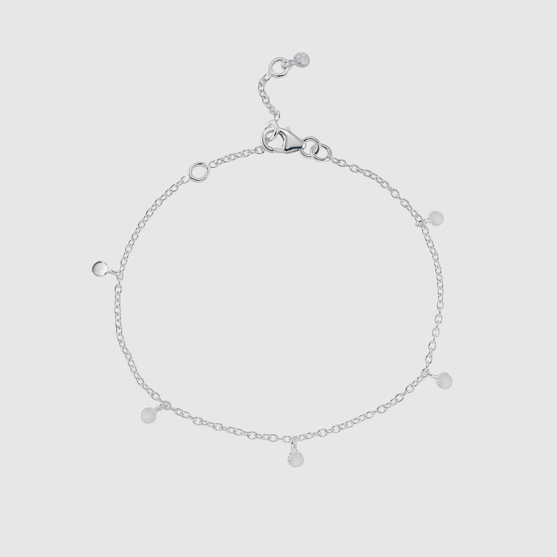 Frascati Sterling Silver Multi Disc Bracelet