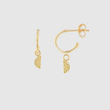 Earrings - Salina Hampton Gold Lemon Interchangeable Drops