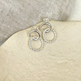 Kelso Alhambra Chunky Twisted Silver Earrings