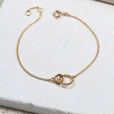 Kelso Alhambra Gold Vermeil Twisted Rings Bracelet