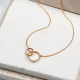 Kelso Alhambra Gold Vermeil Twisted Rings Necklace