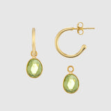 Manhattan Gold & Peridot Interchangeable Gemstone Drops