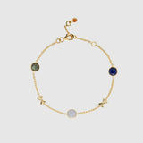 Miramar Power Up Gemstone & Gold Vermeil Bracelet