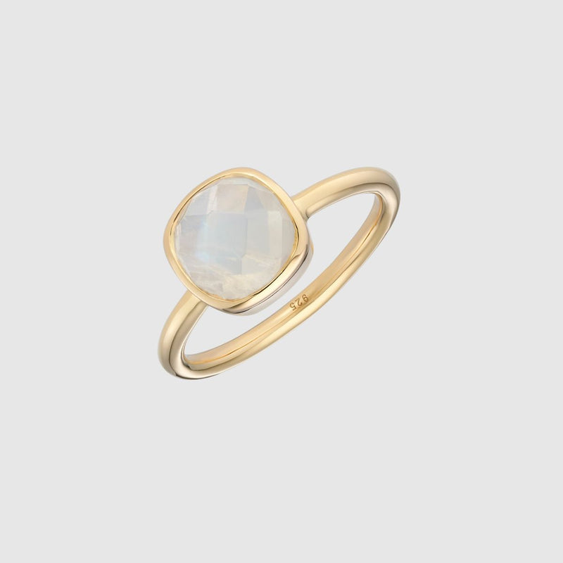 Mondello Moonstone Gold Vermeil Ring