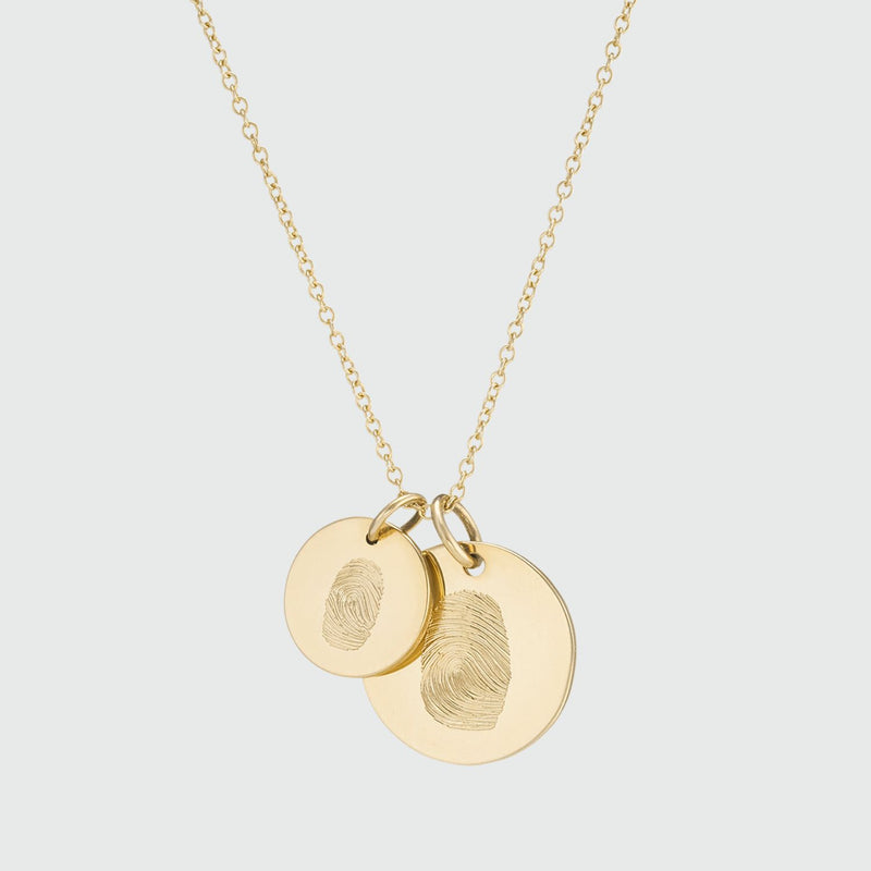 Northcote 9ct Gold Fingerprint Pendant