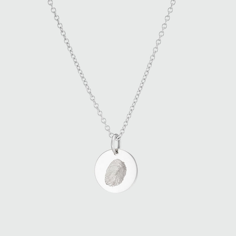 Northcote Sterling Silver Fingerprint Pendant