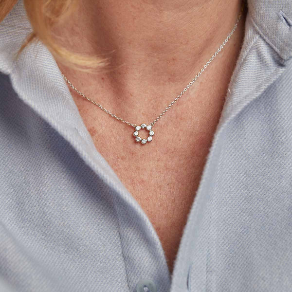 Necklaces & Pendants - Ortigia Mini Moissanite & Sterling Silver Necklace