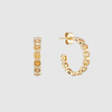 Ortigia Citrine & Gold Vermeil Hoop Earrings