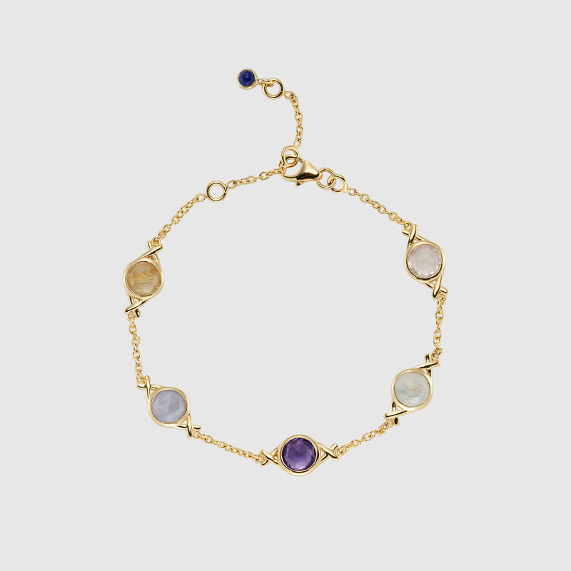 Palma Power Up Gemstone & Gold Vermeil Bracelet